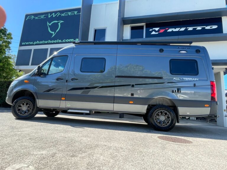 Mercedes-Benz Sprinter with Black Rhino Warlord wheels and Falken Wildpeak AT3W tyres