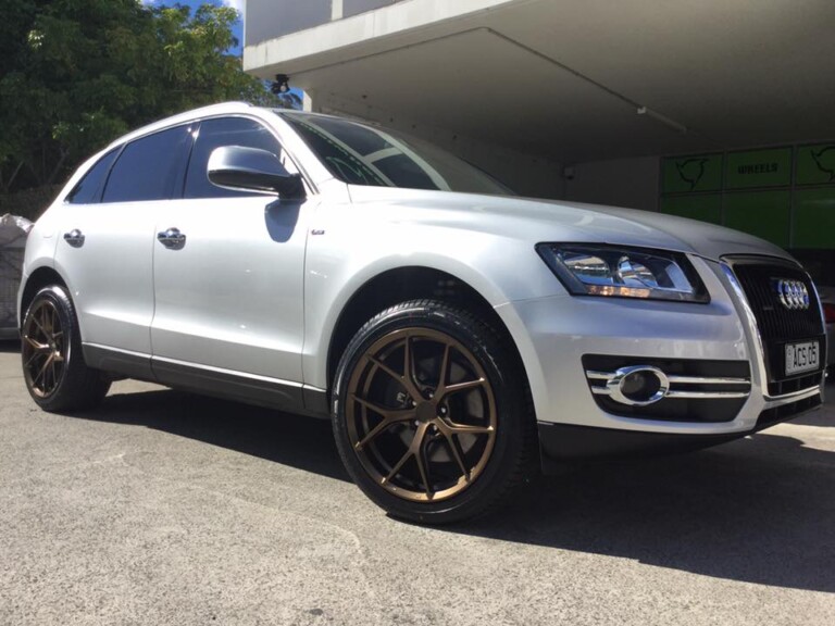 Audi with 20-inch Koya SF10 wheels and Winrun R330 tyres