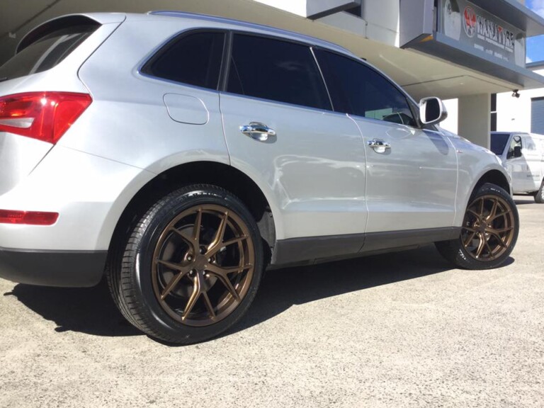 Audi with 20-inch Koya SF10 wheels and Winrun R330 tyres