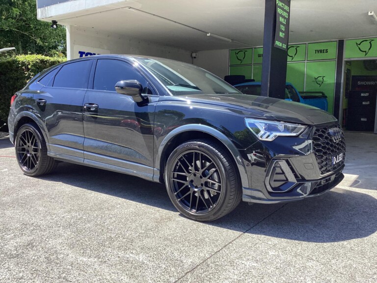 Audi with 20-inch TSW wheels and Hankook tyres