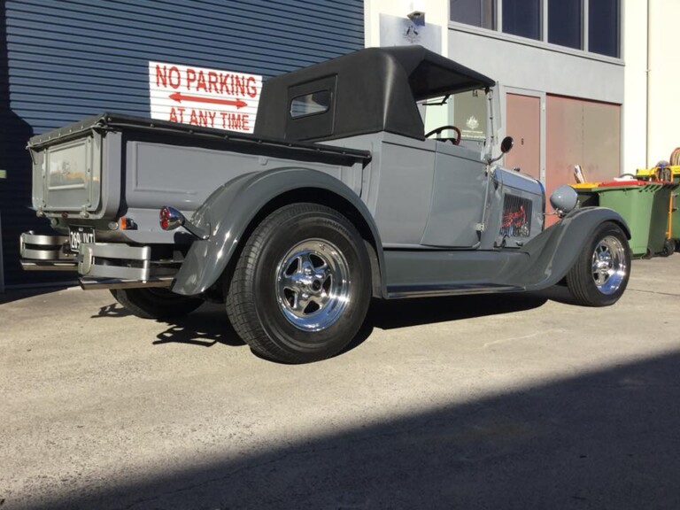 Classic ute with 15-inch Weld wheels