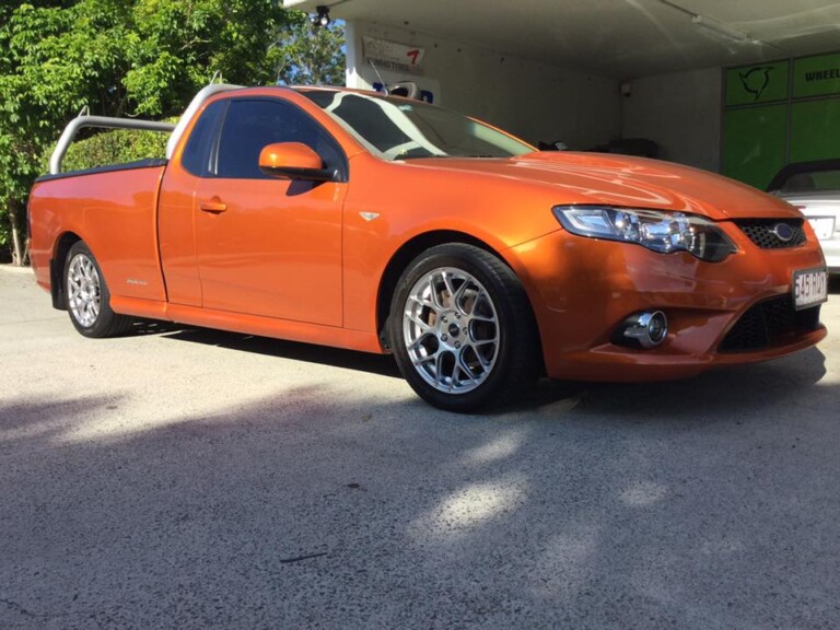 Ford Falcon FG ute with 17-inch SSW Forza wheels