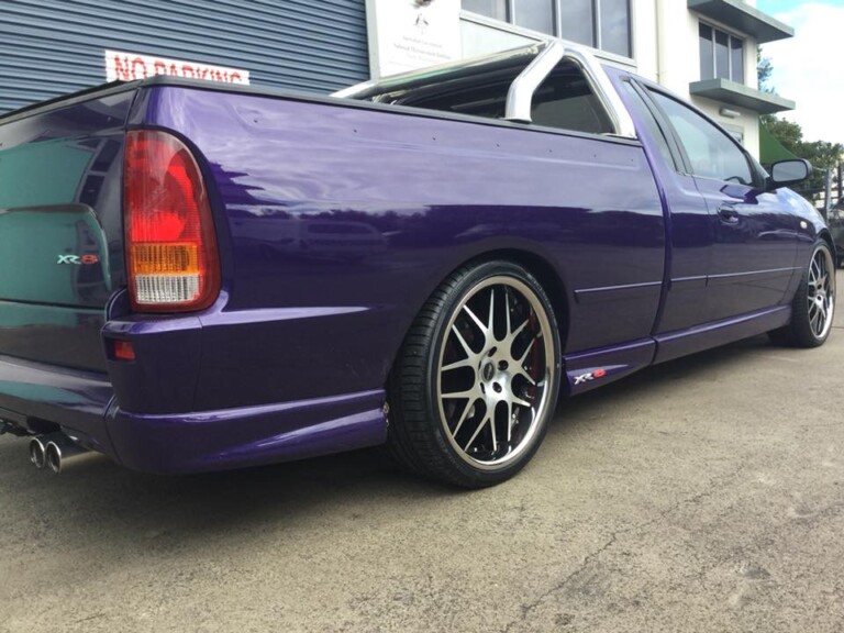 Ford Falcon with 20-inch PDW staggered wheels