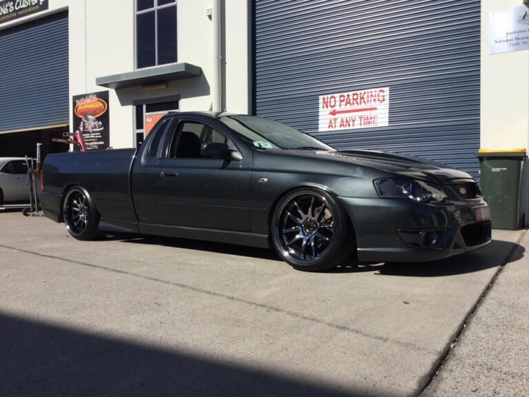 Falcon ute with 19-inch Aodhan wheels