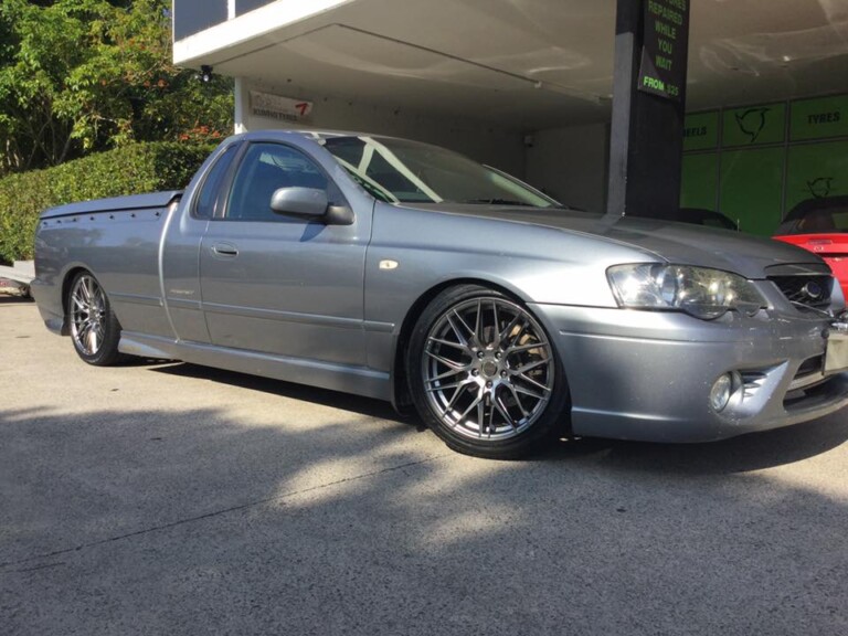 Ford Falcon XR6 with 18-inch SSW Hockenheim wheels and Formoza AZ01 tyres