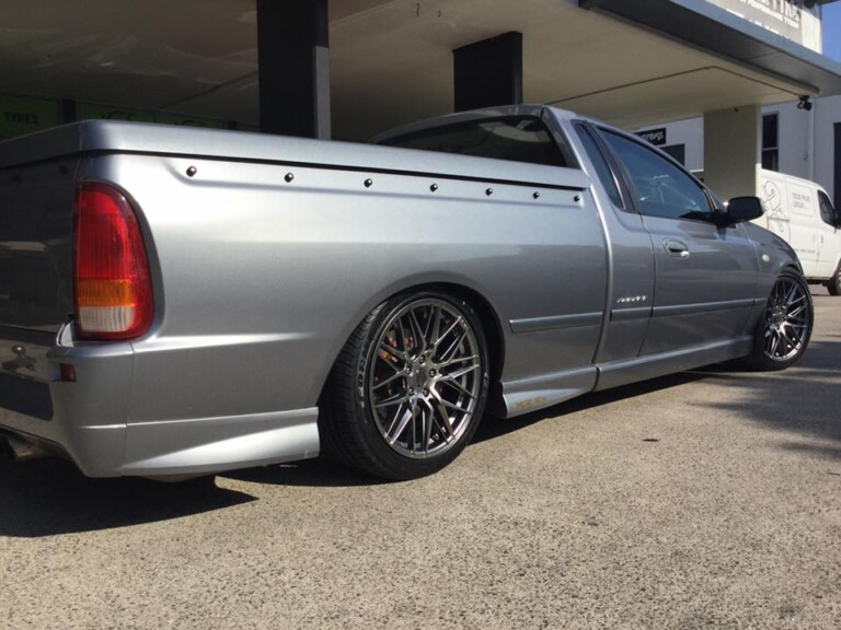 Ford Falcon XR6 with 18-inch SSW Hockenheim wheels and Formoza AZ01 tyres