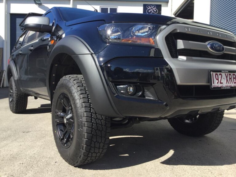 Ford Ranger with 17-inch Diesel wheels, Nitto Terra Grappler tyres and flares fitted