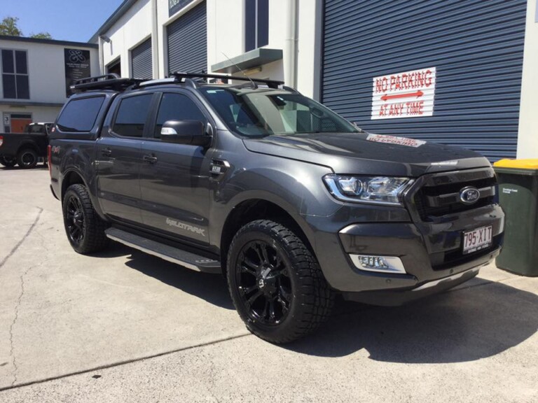Ford Ranger Wildtrack with 20-inch Fuel Vapour wheels and Nitto Terra Grappler tyres