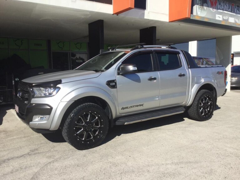 Ford Ranger Wildtrack with 20-inch black & milled Gear wheels and Nitto Terra Grappler tyres