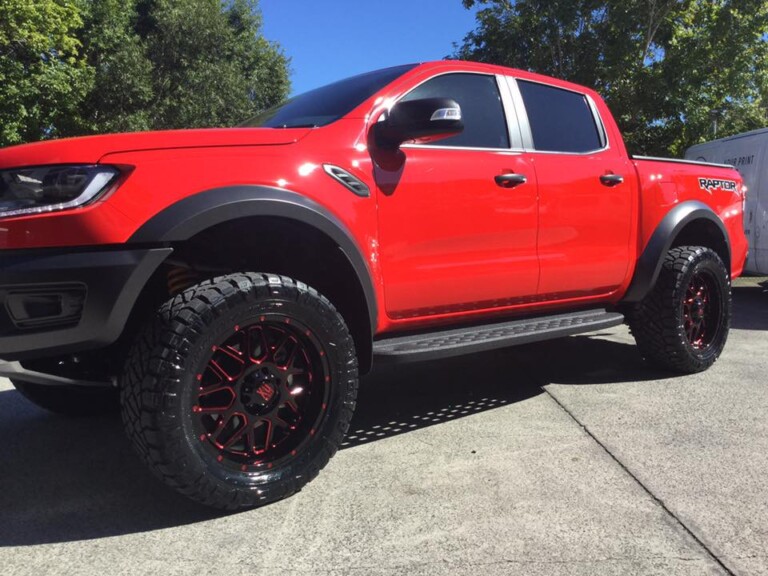 Ford Raptor with 20-inch XD Grenade wheels and Nitto Ridge Grappler tyres