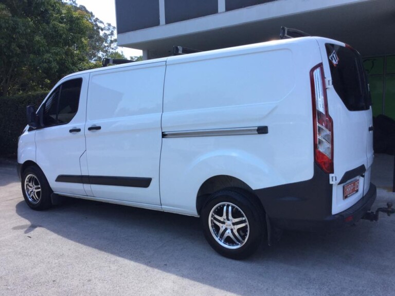 Ford Transit van with 16-inch Allied wheels