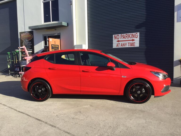 Holden Astra with 18-inch Motegi Racing wheels