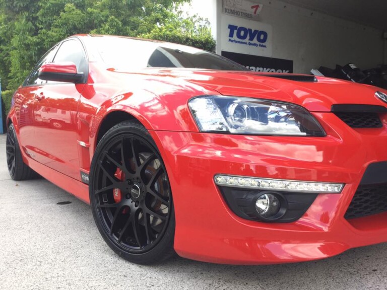 Holden Clubsport with 20-inch staggered SSW M-Spec wheels and Pace Alventi tyres