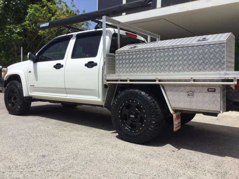 Holden Colorado with 17-inch American Racing Ansen Off Road wheels and Nitto Ridge Grappler tyres