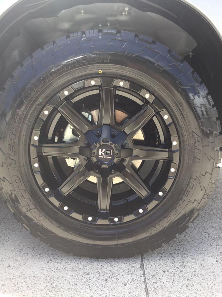 Holden Colorado with 18-inch King Blade wheels and Nitto Terra Grappler tyres