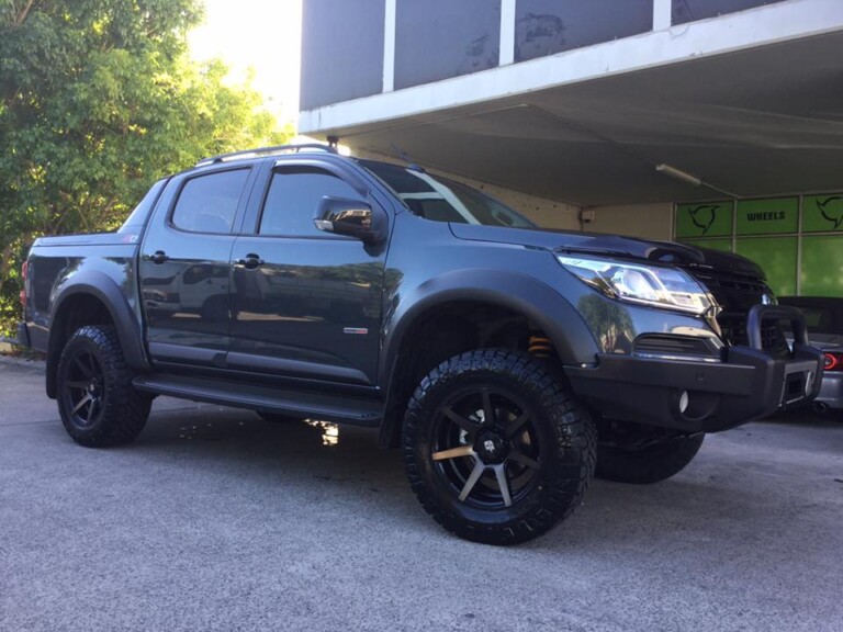 Holden Colorado with OzTec 2-inch lift, 18-inch Diesel Avalanche wheels and Nitto Ridge Grappler tyres