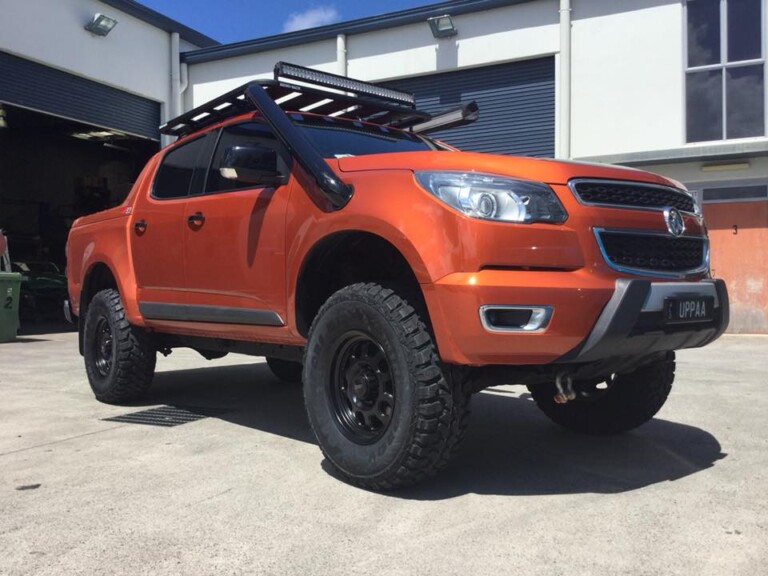 Holden Colorado with SSW Terrain Wheels and 35-inch Windforce tyres