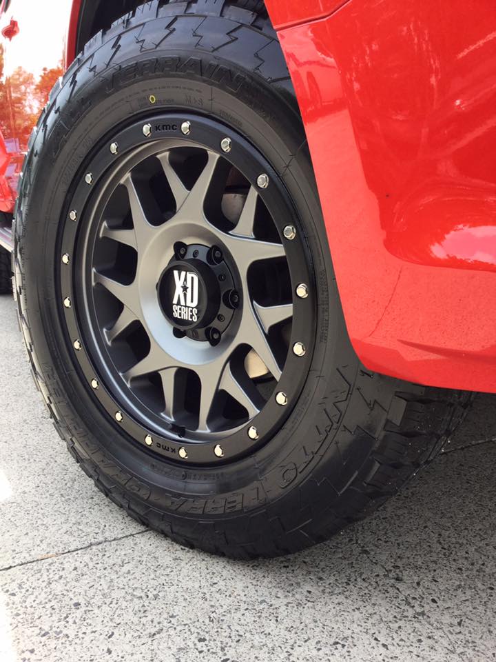 Holden Colorado with 18-inch XD Bully wheels and Nitto Terra Grappler tyres