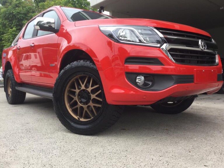 Holden Colorado with 20-inch XD Grenade OR wheels and Nitto Terra Grappler tyres