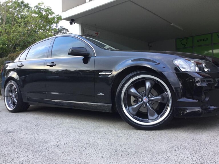 Holden Commodore with 20-inch Crossfire Retro wheels and Nitto Invo tyres