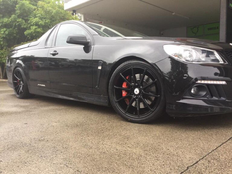 Holden Maloo with 20-inch staggered Asanti ABL-20 wheels and Pace Alventi tyres