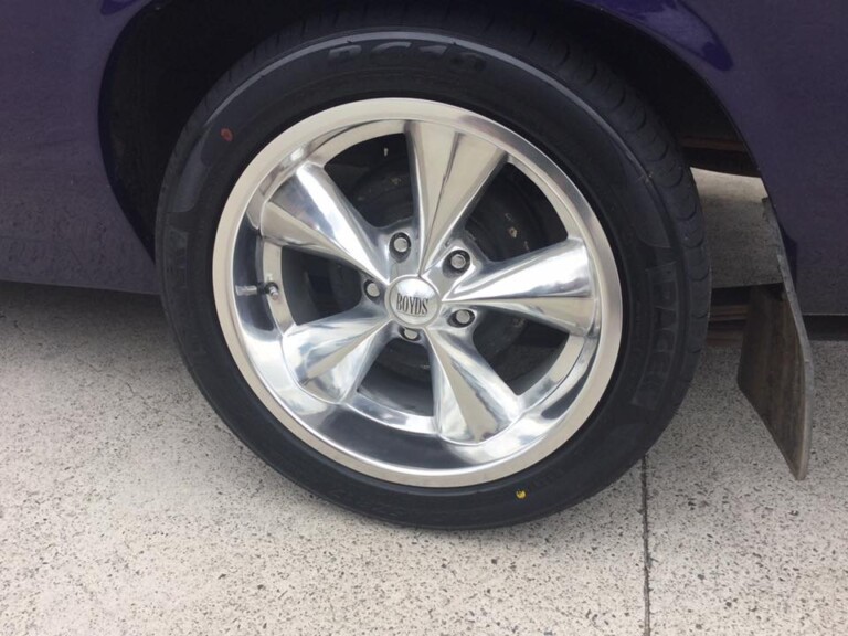 Holden ute with 17-inch staggered Boyd Coddington Junk Yard Dog wheels