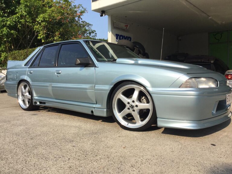 Holden VL Commodore with 20-inch Walkinshaw wheels and Nitto Invo tyres