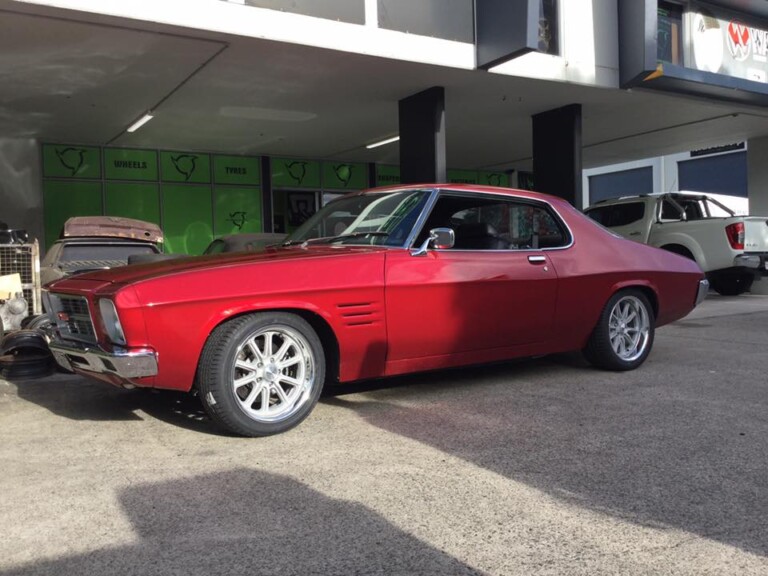 HQ Monaro with staggered 17-inch American Racing Rodder wheels