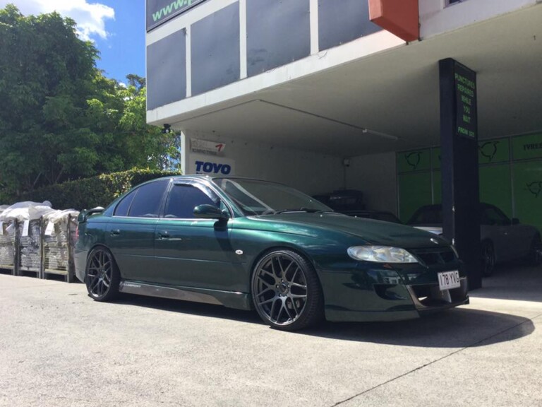 HSV ClubSport with 20-inch SSW Mspec wheels in gunmetal