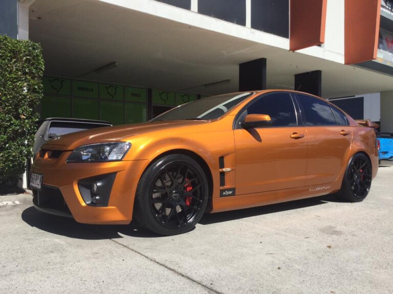 HSV Clubsport with 20-inch staggered M-Spec wheels