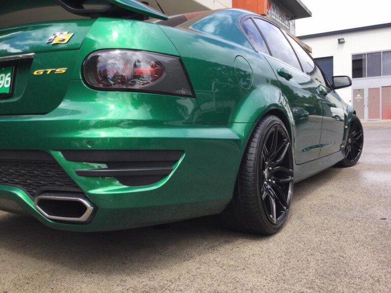 HSV GTS with 20-inch staggered Asanti ABL-11 wheels and Bridgestone Potenza tyres