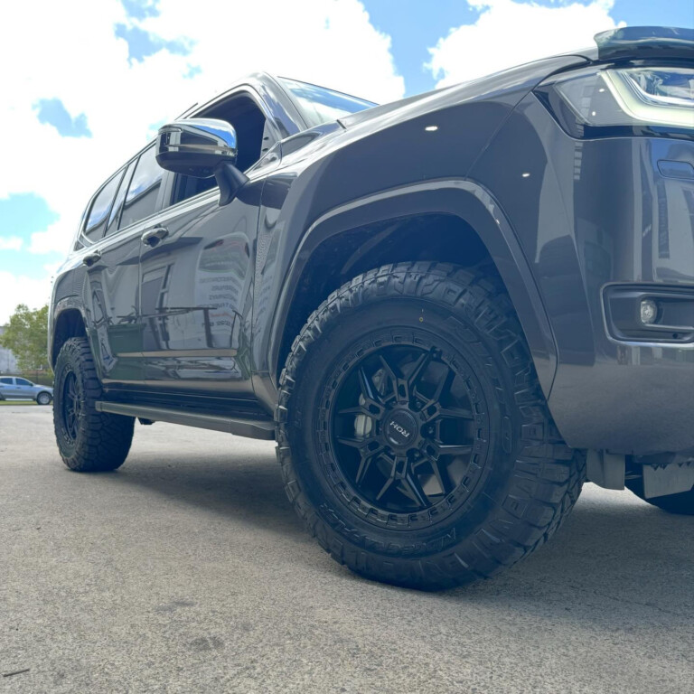 LandCruiser 300 with ROH Axe wheels and Nitto Ridge Grappler tyres