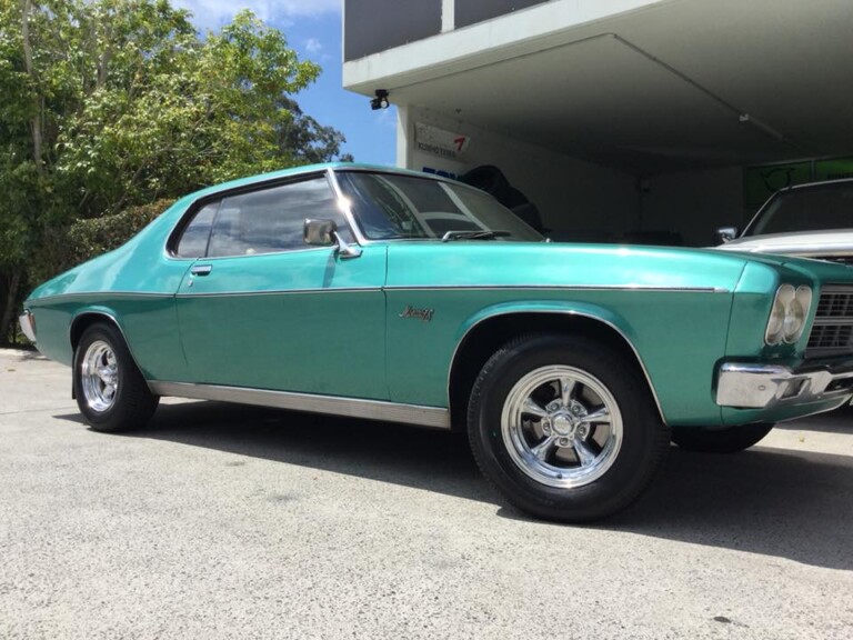 LS Monaro with 14-inch American Racing Torque Thrust wheels