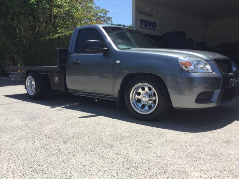 Mazda BT-50 with 15-inch Pro Comp wheels