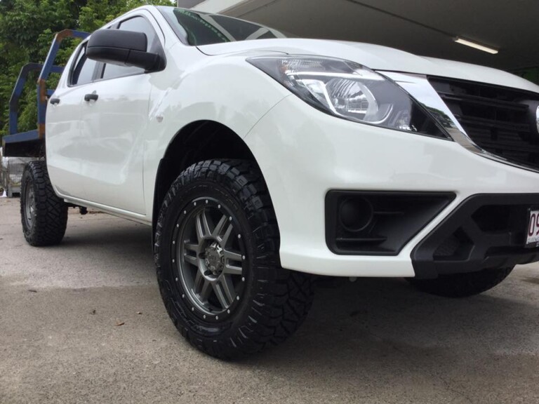Mazda BT-50 with 18-inch Tuff T16 wheels and Nitto Ridge Grappler tyres