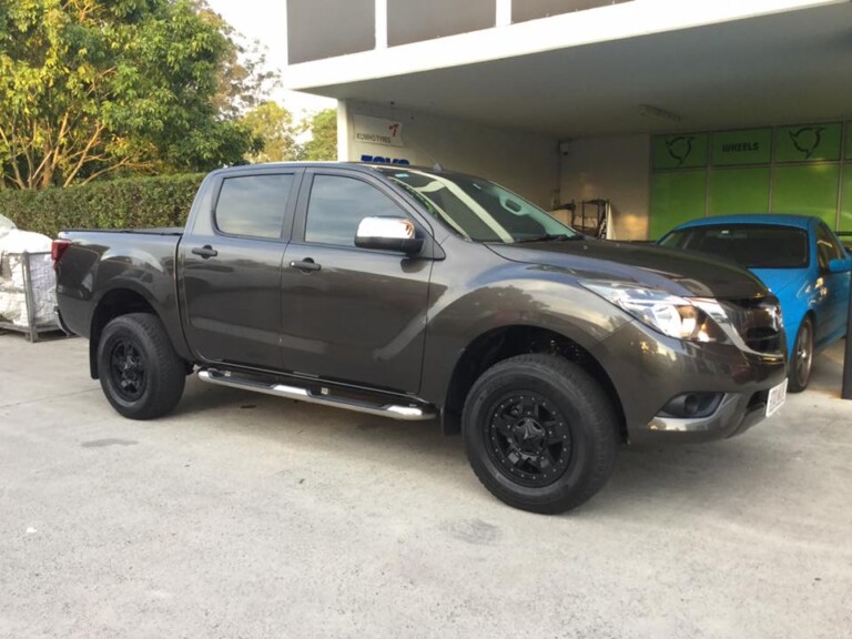 Mazda BT50 with 17-inch KMC Rockstar 3 wheels