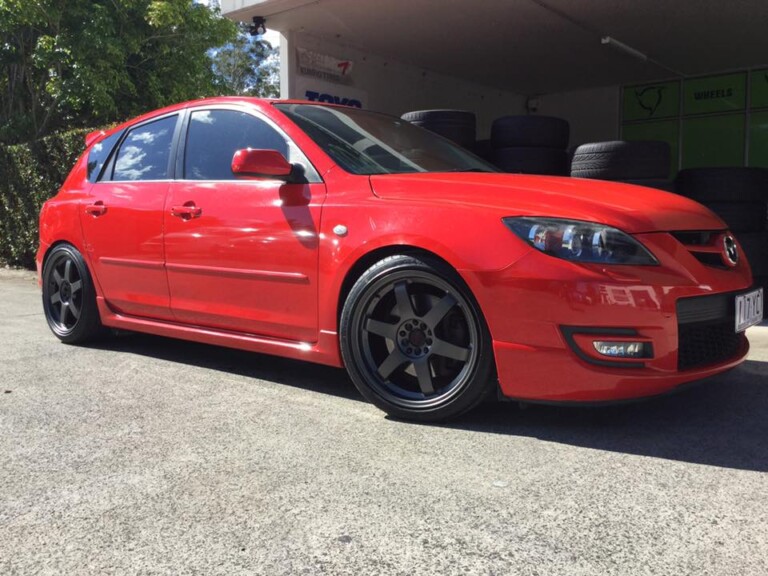 Mazda MPS with 18-inch SSW Drifter wheels and Pace Alventi tyres