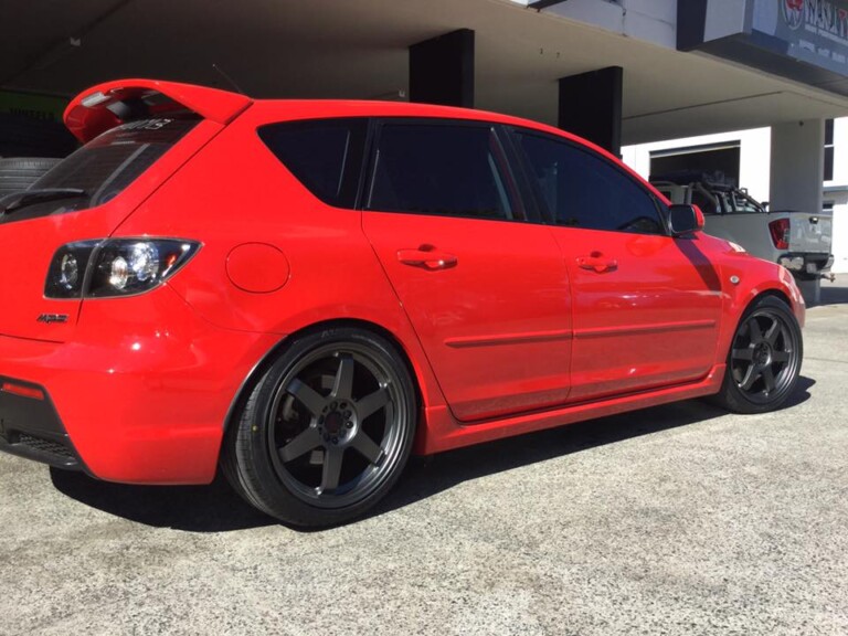 Mazda MPS with 18-inch SSW Drifter wheels and Pace Alventi tyres