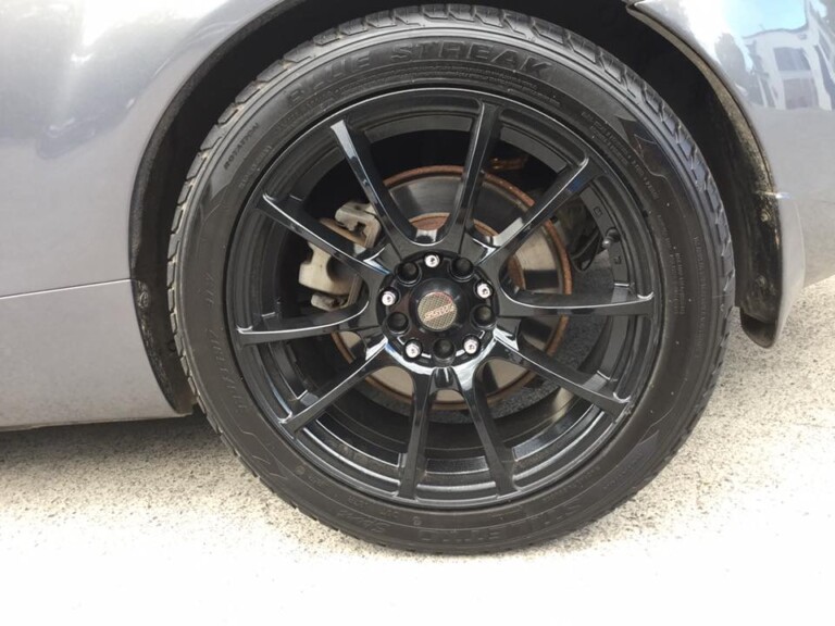 Mazda MX5 with 17-inch SSW Challenger wheels and Blue Streak Stiletto Sport tyres