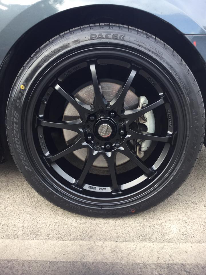 Mazda SP23 with 18-inch SSW Rotate wheels and Pace Alventi tyres