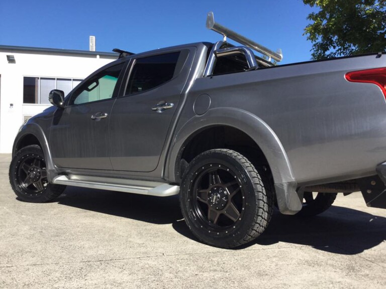 Mitsubishi Triton with 20-inch Boss Flex wheels and Nitto Terra Grappler tyres