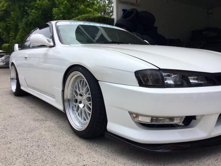 Nissan 200SX with coilovers