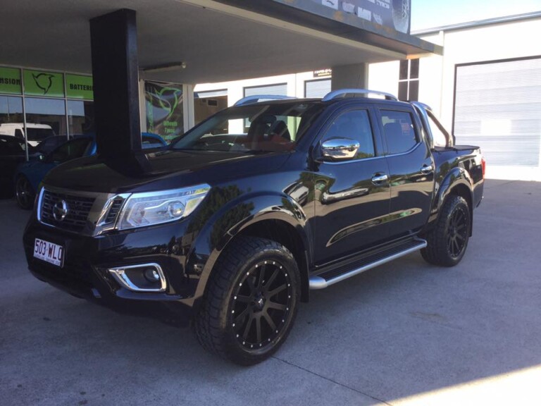 Nissan NP300 with 20-inch KMC Heist and Nitto Terra Grappler tyres