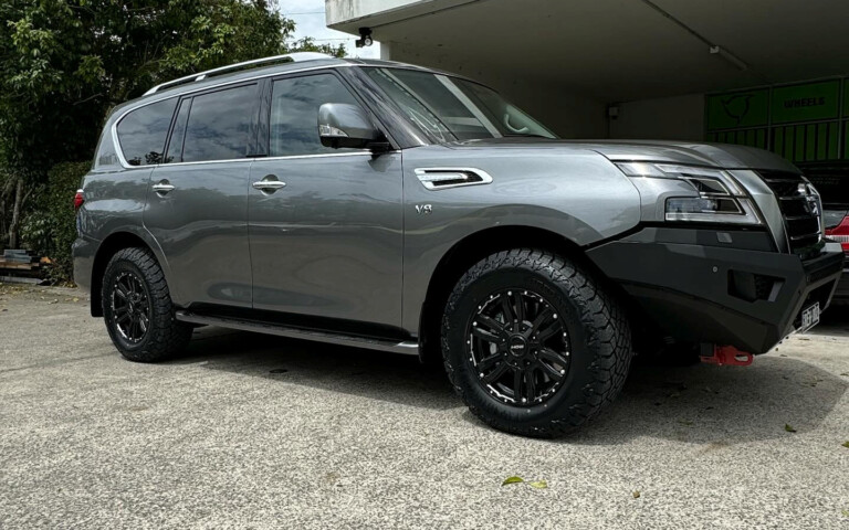 Nissan Patrol Y62 with ROH Vapour wheels and Predator New Mutant X-AT tyres
