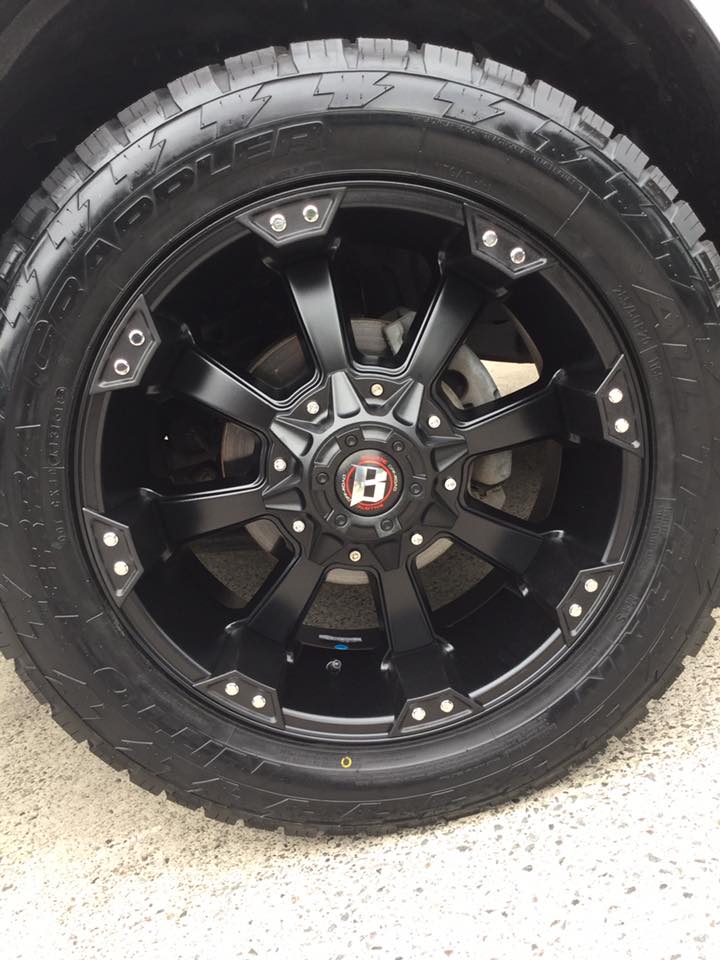 Ranger Wildtrak with 20-inch Ballistic Morax wheels and Nitto Terra Grappler tyres