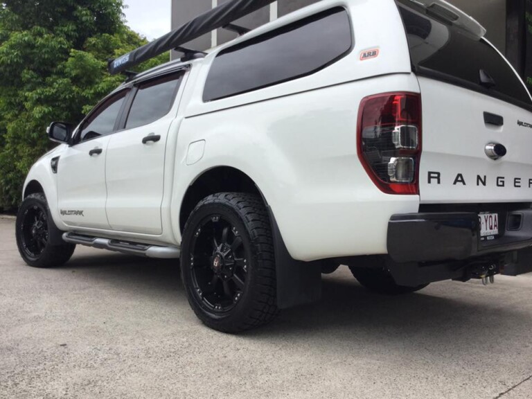 Ranger Wildtrak with 20-inch Ballistic Morax wheels and Nitto Terra Grappler tyres