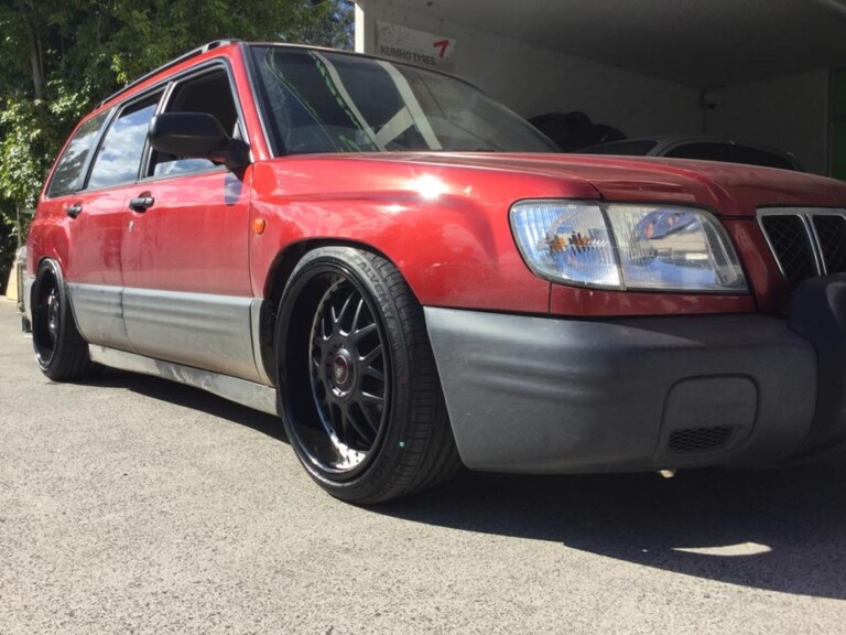 Subaru Forester with 18-inch Lesanti wheels