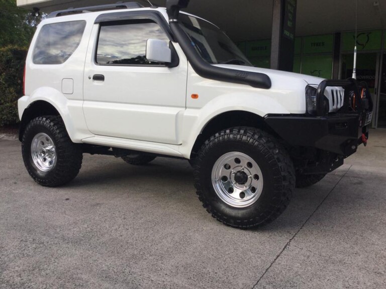 Suzuki Jimny with 15-inch Pro Comp wheels