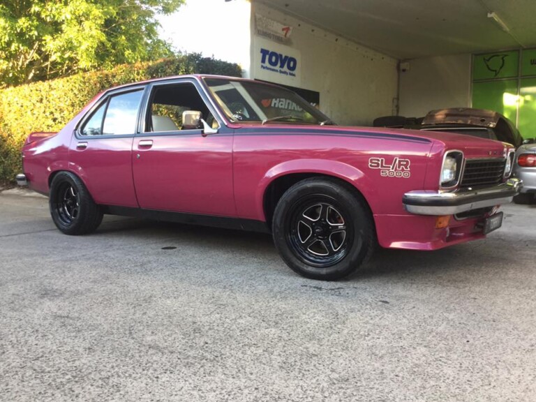 Torana with 15-inch Street Pro wheels and Nankang Toursport 611 tyres