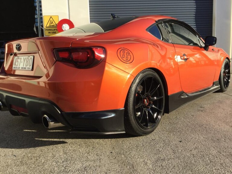 Toyota 86 with MCA coilovers